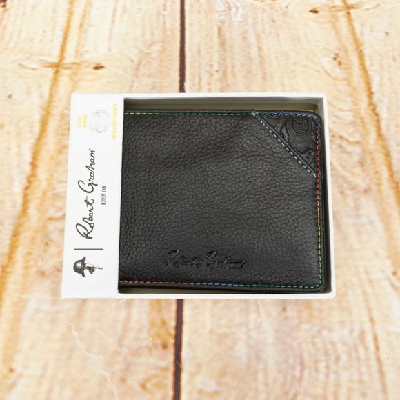 Robert Graham Other - Robert Graham Birch Pebble Pattern Bi-Fold Organizer Wallet W/Gift Box